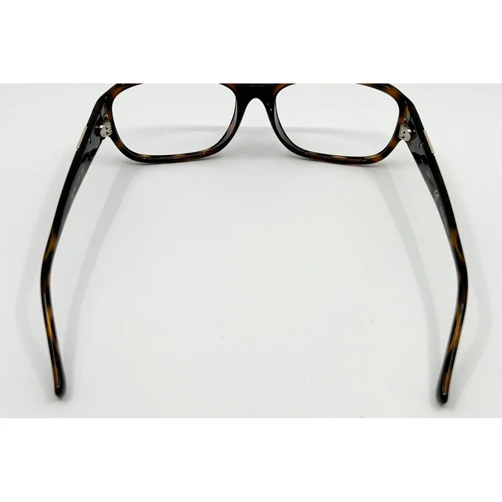 Guess Eyeglasses Women Brown Tortoise GU7265 E13 Rhinestone Logo 56-17-135